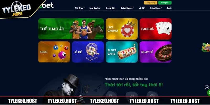 Kho trò chơi kịch tính với nhiều sự lựa chọn hấp dẫn zbet