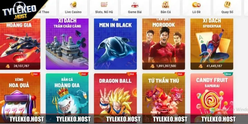 Nhiều trò chơi cá cược đỉnh của chóp đang được yêu thích