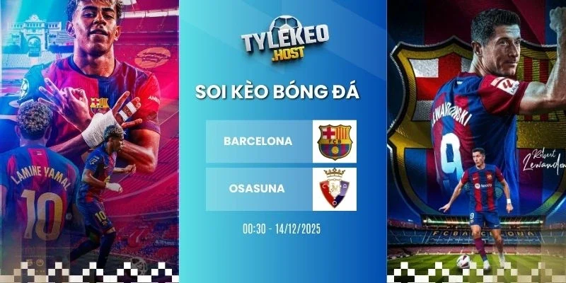 Soi kèo nhà cái Barcelona vs Osasuna